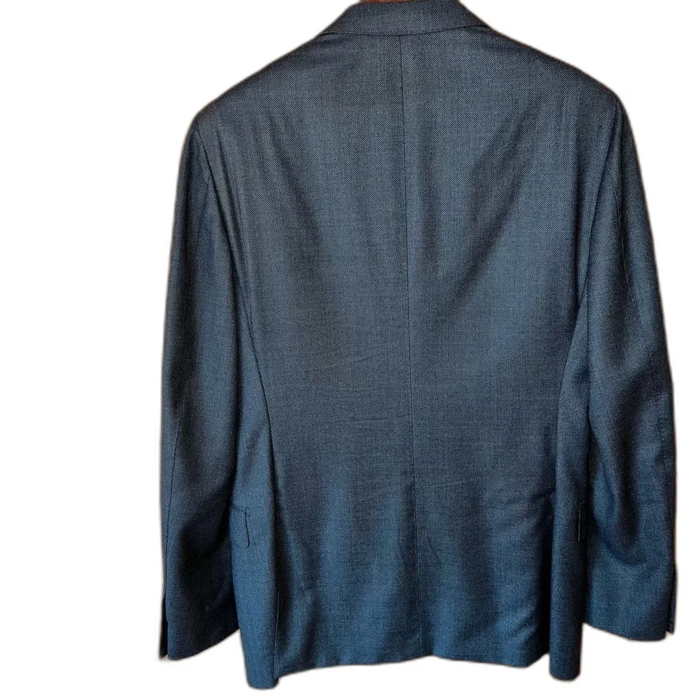 SuitSupply Sienna suit jacket mens 42L birds-eye Super 130s VBC 100% wool